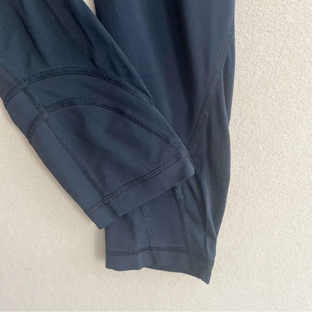 Lululemon Inspire Crop‎ II leggings black athletic size 2